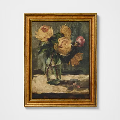 11"x14" Moody Floral Still Life Wall Art - Threshold™ designed with Studio McGee | Target