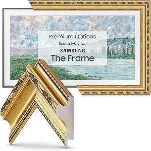 Frame My TV Deco TV Frames - Ornate Gold Smart Frame Compatible ONLY with Samsung The Frame TV (3... | Amazon (US)