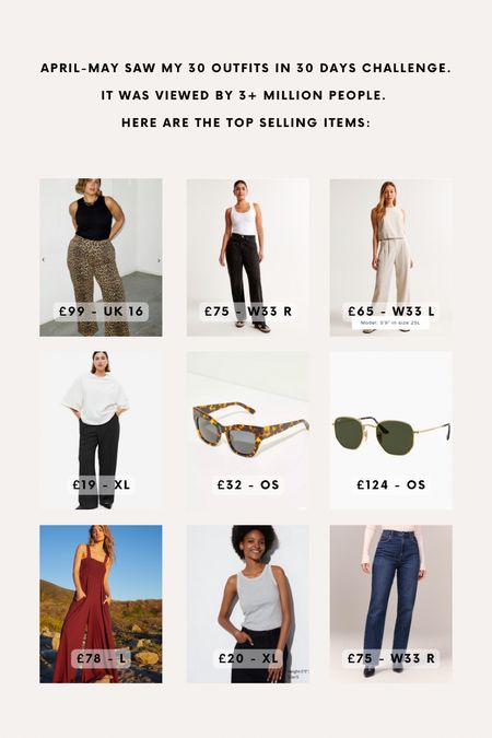 Best selling spring summer capsule wardrobe essentials from my 30 days of spring outfits challenge 

#LTKmidsize #LTKeurope #LTKstyletip