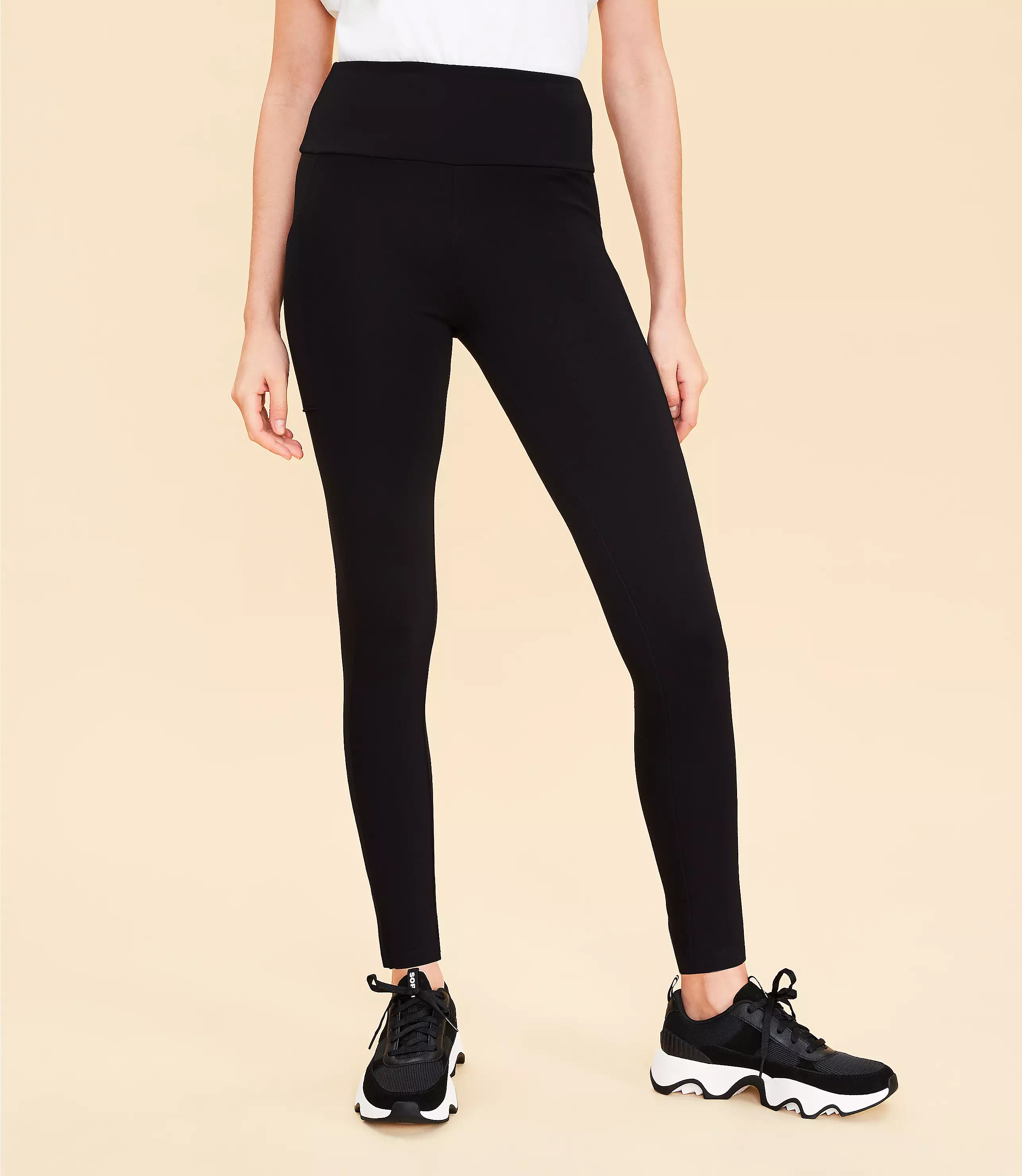 Lou & Grey Sporty Ponte Side Pocket Leggings | LOFT