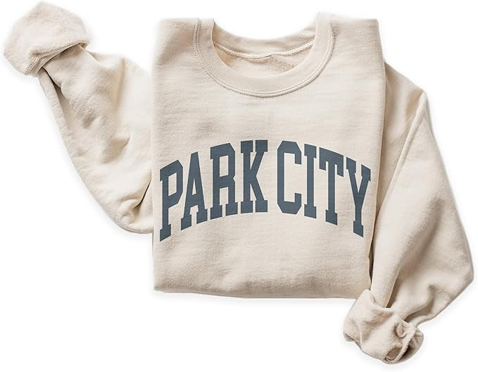Park City Sweatshirt, Utah UT Ski Pullover, Vintage Aesthetic Varsity, Trendy Travel Gift for Him... | Amazon (US)