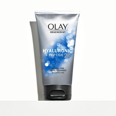 Hyaluronic + Peptide 24 | Revitalizing Facial Cleanser | Fragrance-Free | Olay