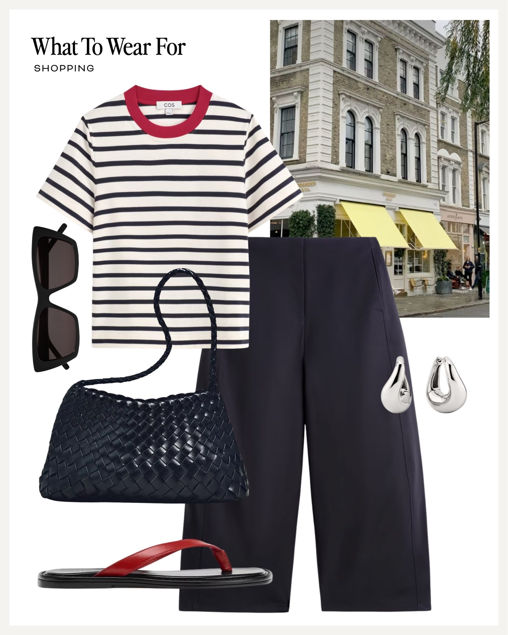 Shopping 🛍️ 

Summer style, on the go mums outfits, cool mums, navy trousers, striped tee, pop of red, effortless style

#LTKsummer