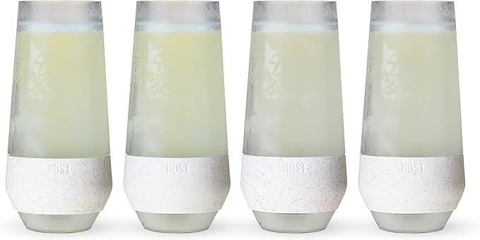 Host Champagne Freeze Double-Walled Stemless Wine Glasses Freezer Cooling Cups with Active Coolin... | Amazon (US)