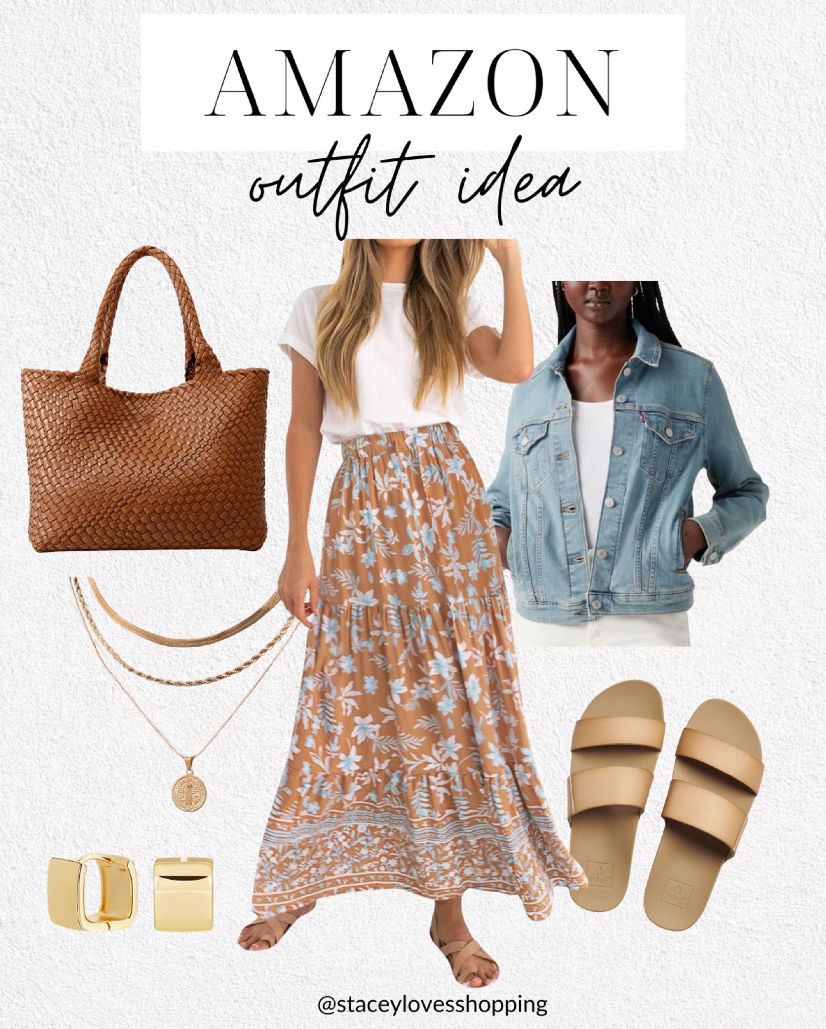 Amazon teacher outfit idea! Maxi skirt runs true to size, jean jacket runs true to size. 



#LTKFindsUnder50 #LTKWorkwear #LTKStyleTip