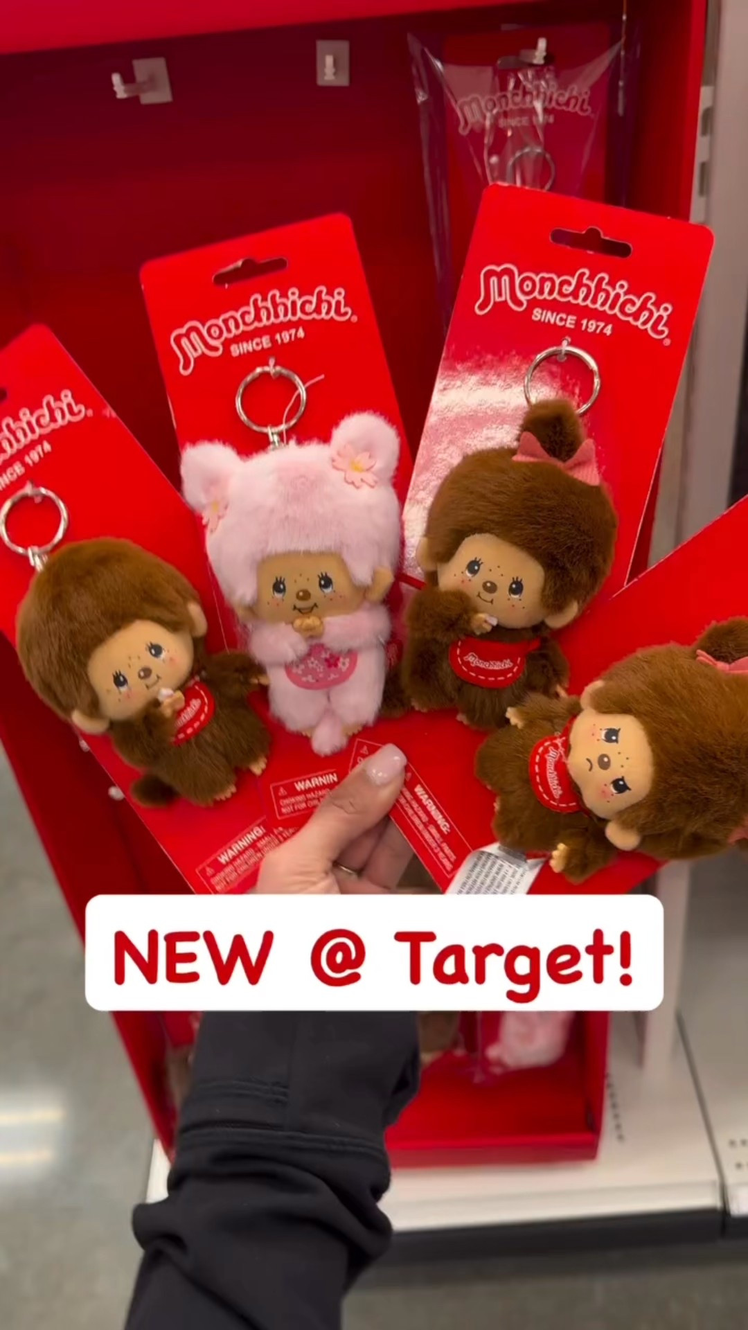 The new @monchhichi_official plush keychains are now @Target and they are just SO cute!!  It’s so hard to pick just one, so I bought them all! 

* Plush Keychain - $11.99

#target #pink #cute #viral #new 

#LTKmomlife #LTKKids