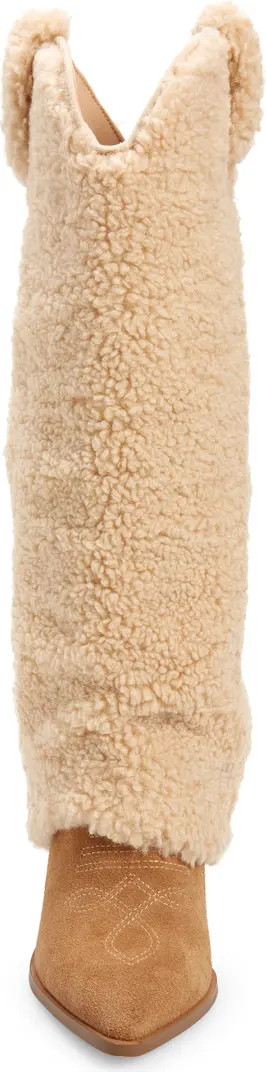 Lassy Faux Shearling Western Boot (Women) | Nordstrom