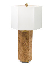 26.5in Burled Table Lamp | Home | Marshalls | Marshalls