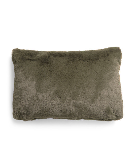 14x22 Big Rabbit Faux Fur Pillow | TJ Maxx
