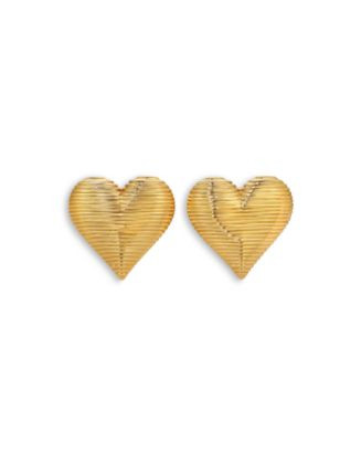 Heaven Mayhem Real Love III Heart Drop Earrings in 18K Gold Plated    | Bloomingdale's Jewelry & ... | Bloomingdale's (US)