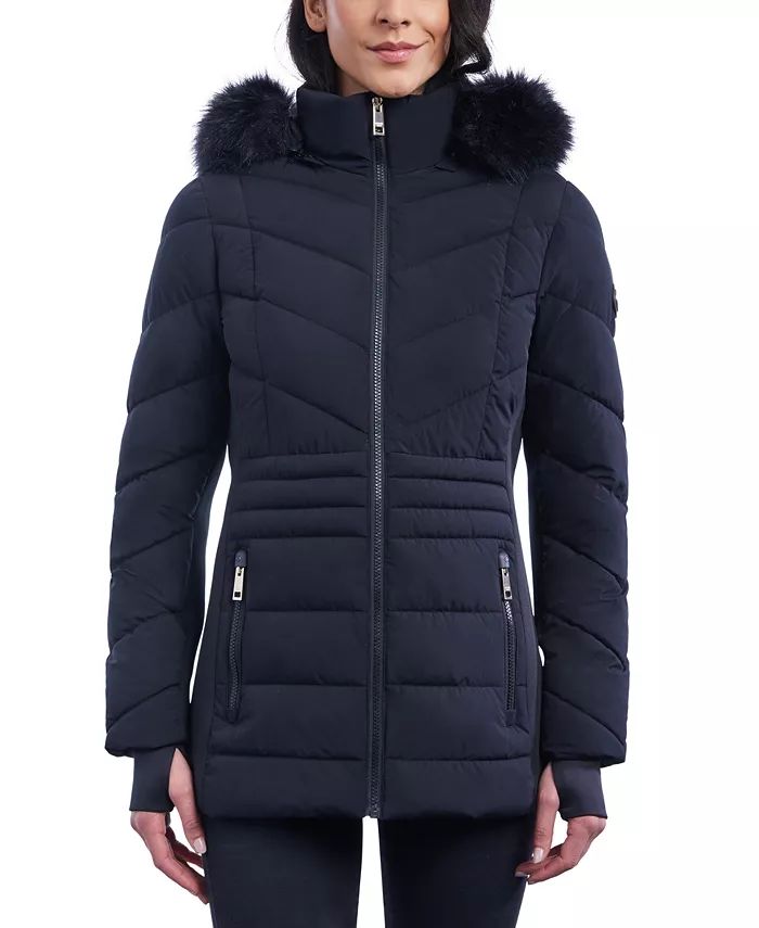 MICHAEL Michael Kors
          
        
  
      
          Women's Faux-Fur-Trim Hooded Puffer ... | Macys (US)