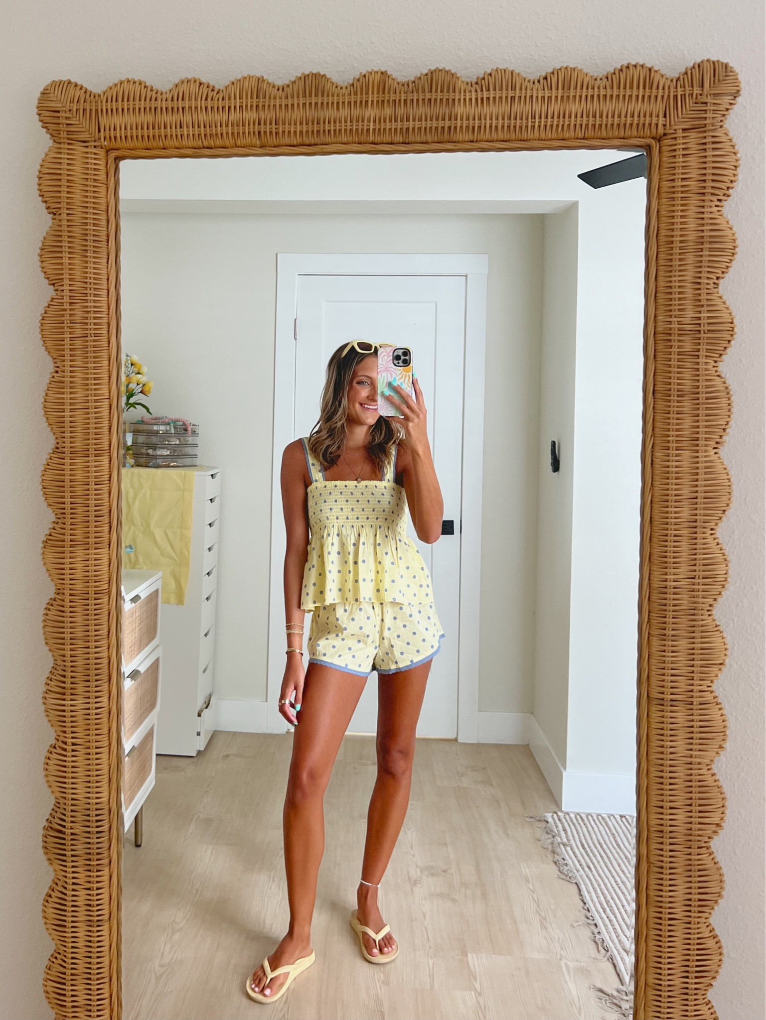 summer outfit ideas from Abercrombie! ⭐️🌞 perfect for my European summer - wearing a size XS regular in these cute pjs