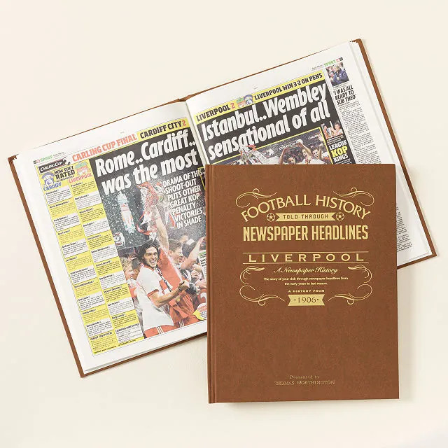 Personalized UK Soccer Book | UncommonGoods