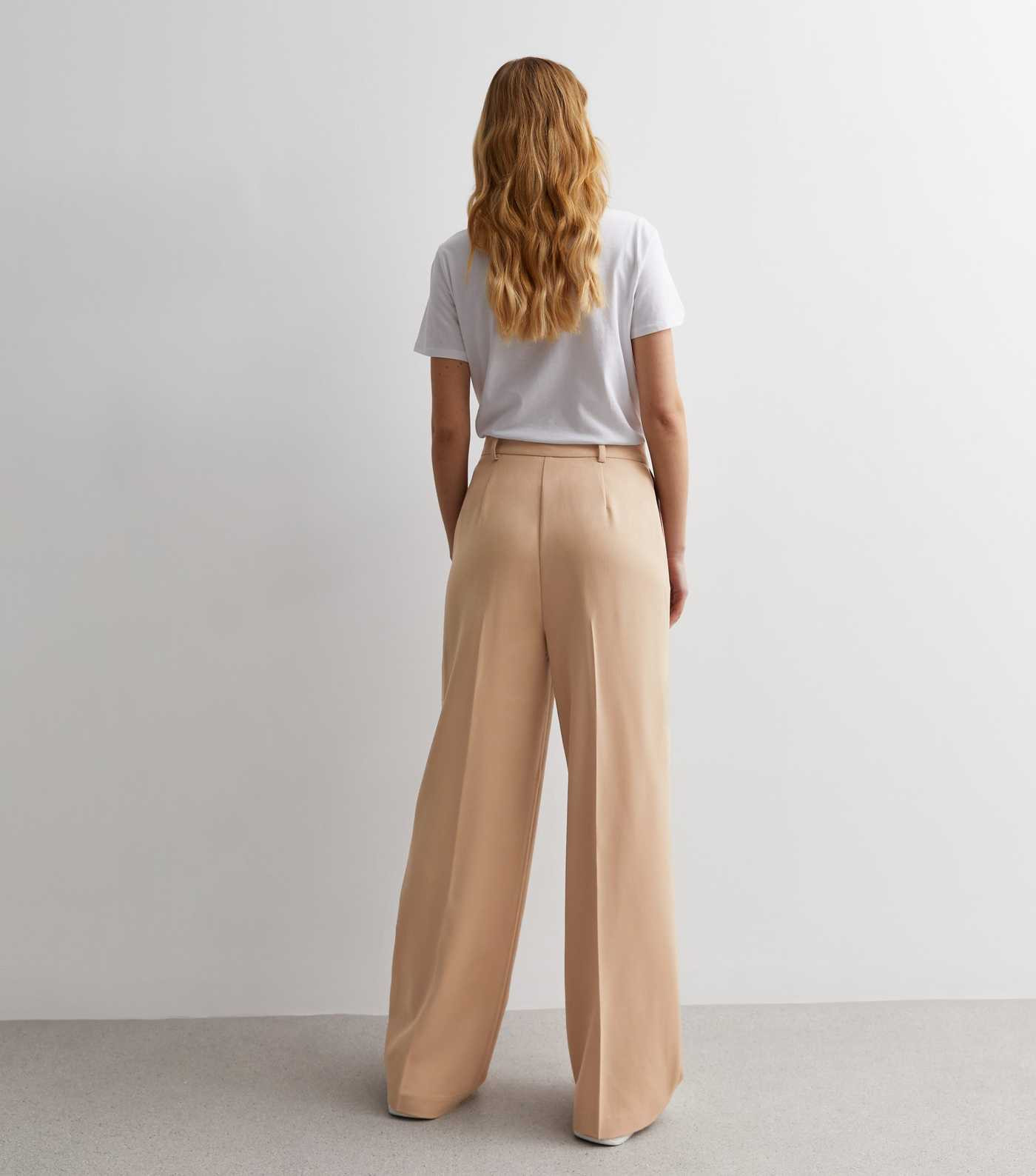 Stone Wide Leg Trousers | New Look | New Look (UK)