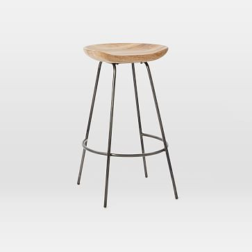 Alden Bar &amp; Counter Stools - Steel | West Elm (US)