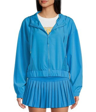 GB Active Coordinating Hooded Mesh Zip-Up Jacket | Dillard's | Dillard's