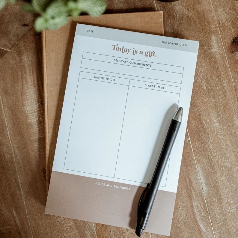 Daily to Do List Notepad Minimal Planner Productivity | Etsy | Etsy (US)