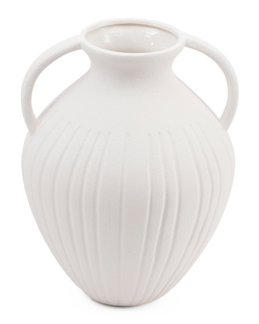 12in Stucco Nadia Decorative Vase | Marshalls
