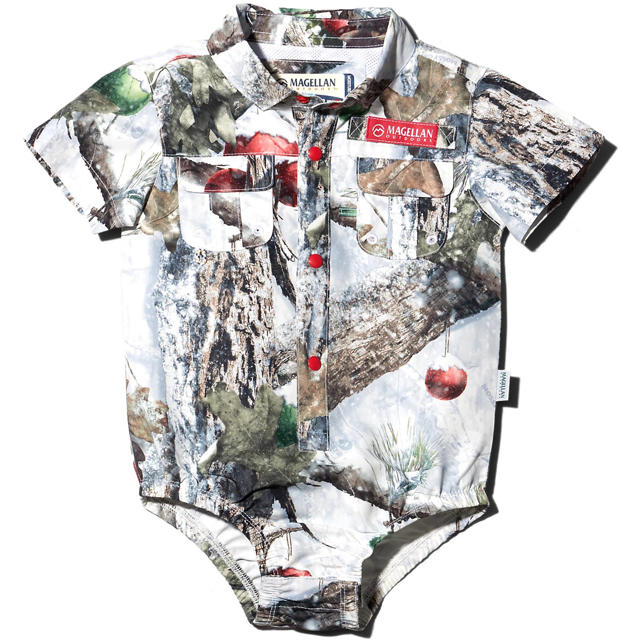 Magellan Outdoors Infant Laguna Madre Boat Short Holiday MO Snowdrift Onesie | Academy Sports + Outdoors
