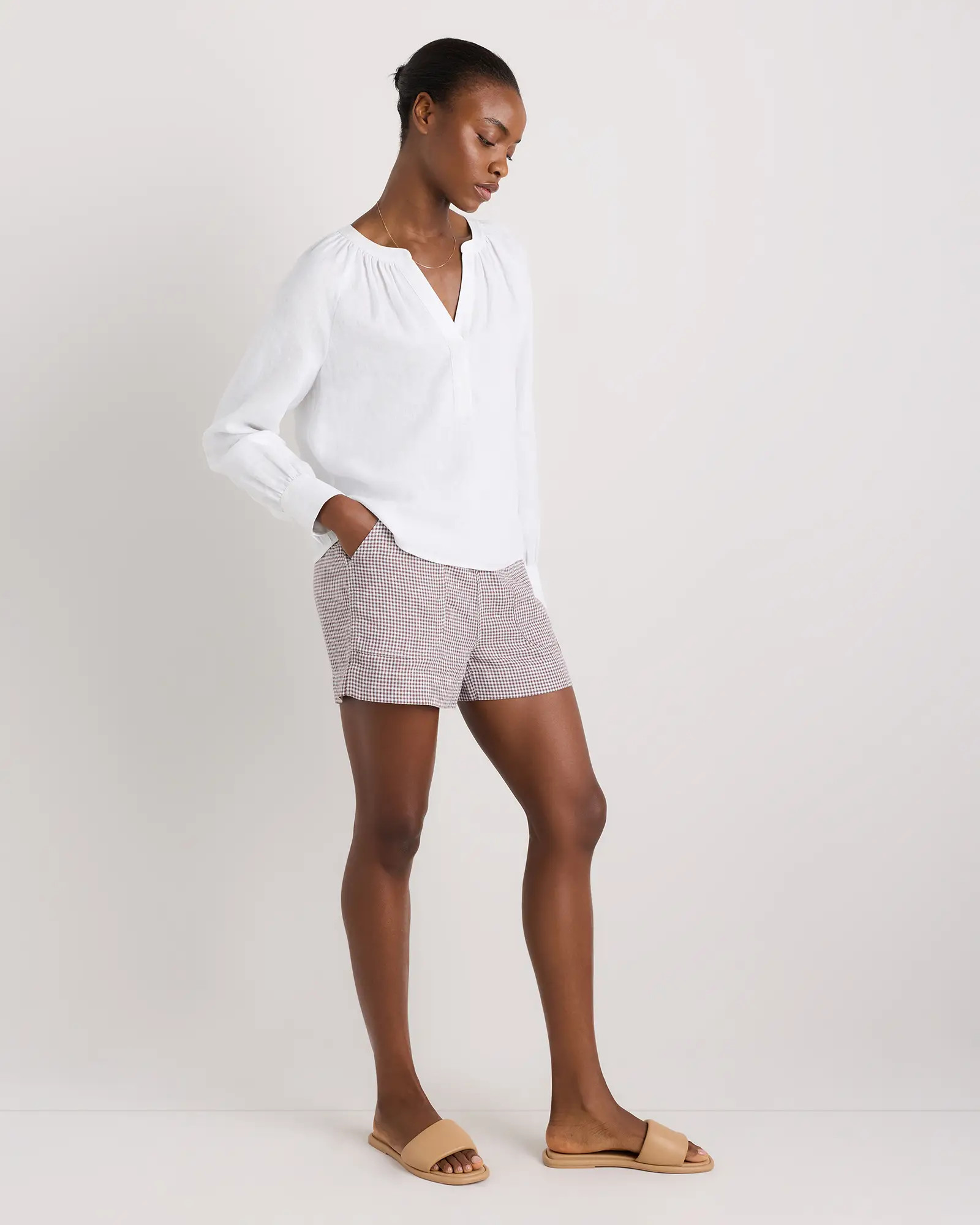 100% European Linen Shorts | Quince