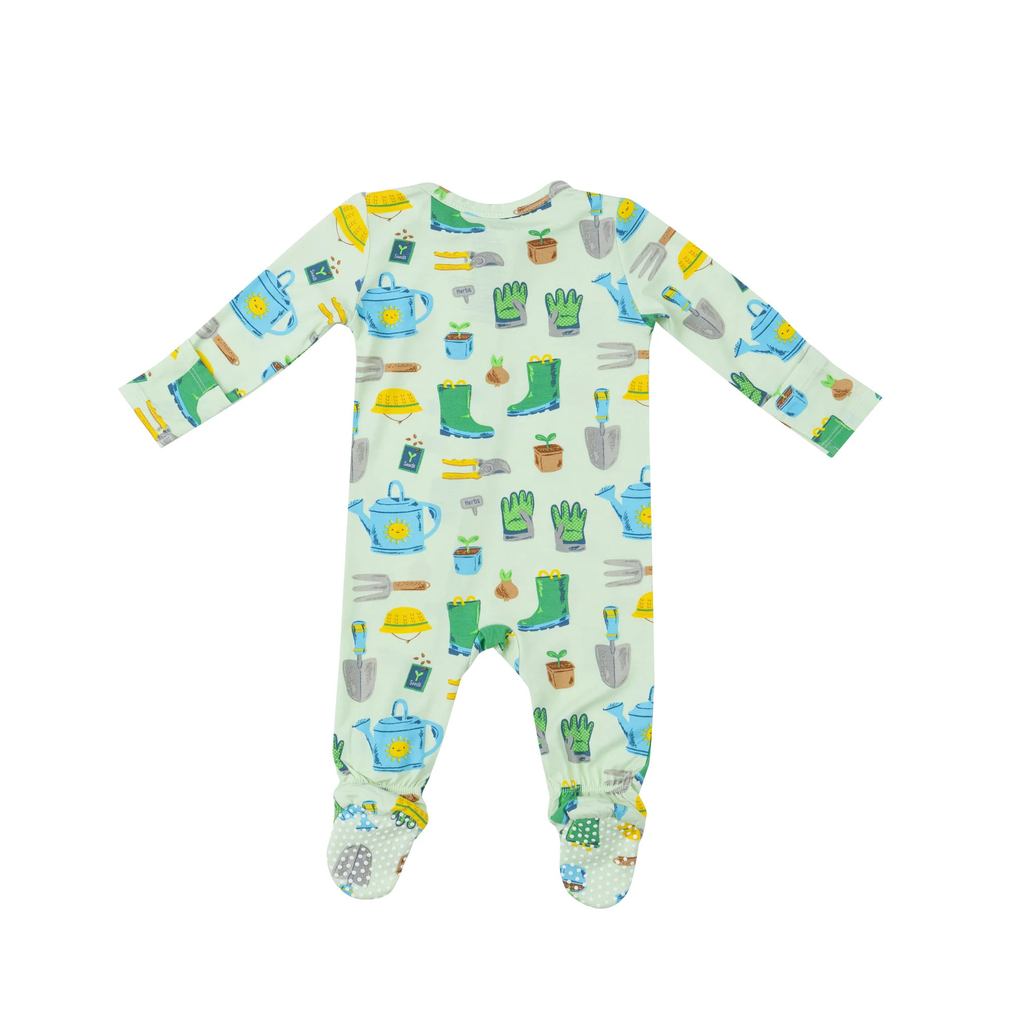 2-Way Zip Footie, Garden Tools | SpearmintLOVE