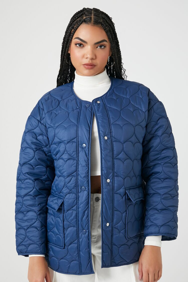 Heart Quilted Jacket | Forever 21 (US)