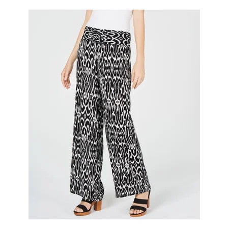 INC Womens Black Printed Pants Size S | Walmart (US)