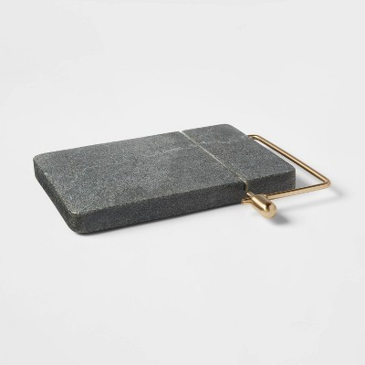 9" x 6" Marble Cheese Slicer Cutting Board - Threshold™ | Target