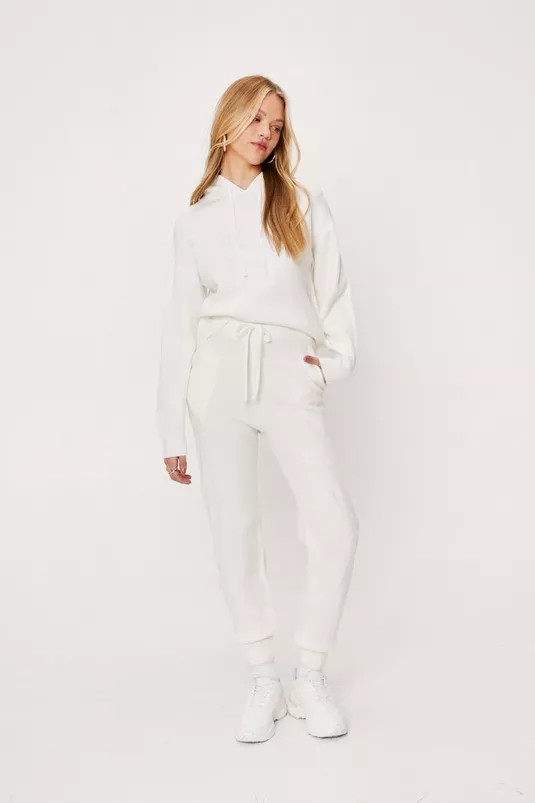 Soft Knit Hoodie and Jogger Set | Nasty Gal (US)