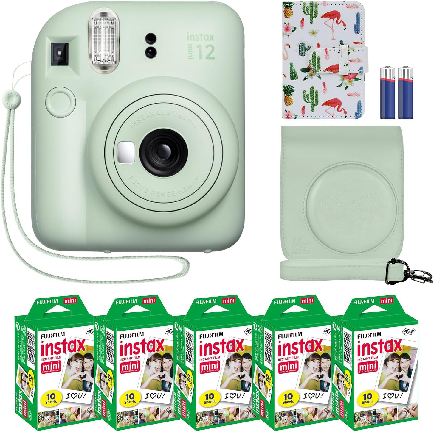 Fujifilm Instax Mini 12 Instant Camera + MiniMate Accessory Bundle & Compatible Custom Case + Fuj... | Amazon (US)