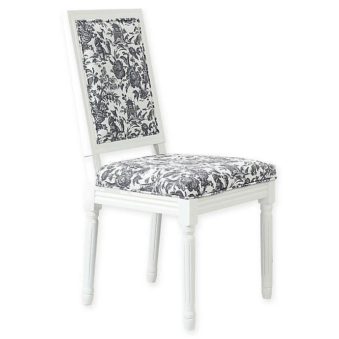 One Kings Lane Open House™ Calais Side Chairs in Onyx Toile (Set of 2) | Bed Bath & Beyond | Bed Bath & Beyond