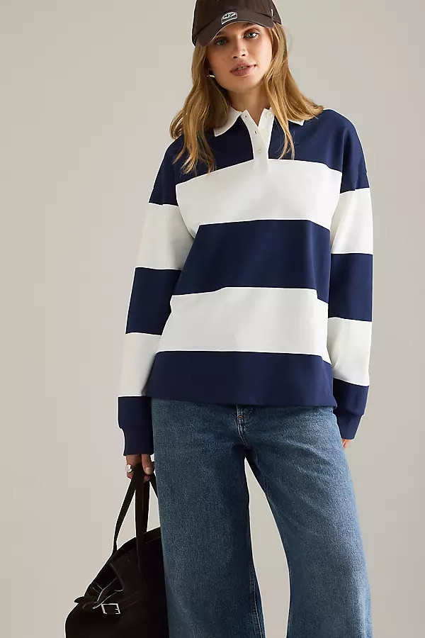 4th & Reckless Alba Rugby Top | Anthropologie (UK)