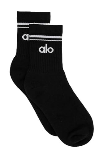 Unisex Half-Crew Throwback Sock - Black/White | Amazon (US)