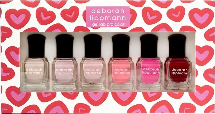 Deborah Lippmann I Heart You Set of 6 Gel Lab Pro Nail Color Set | Nordstrom | Nordstrom