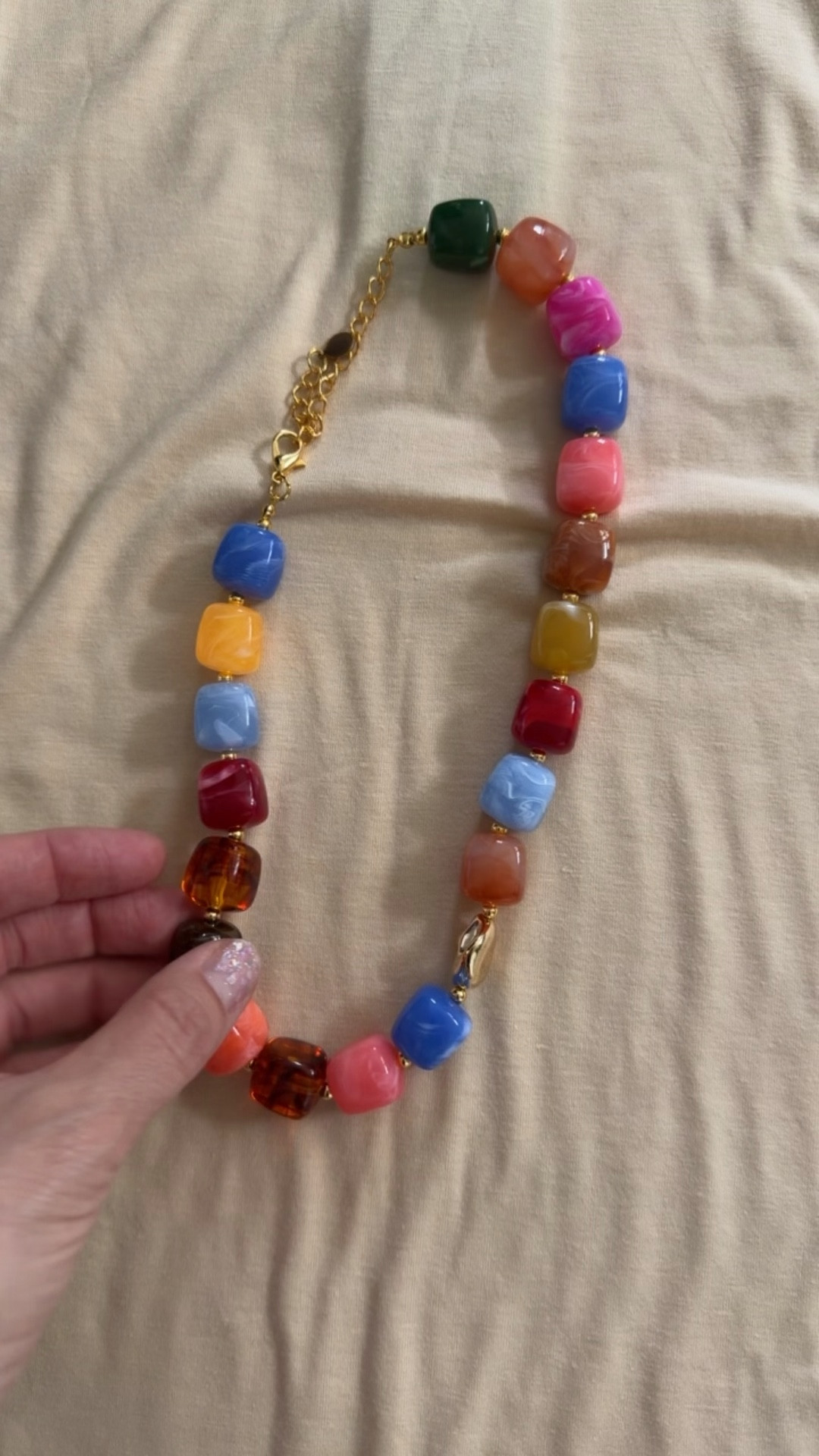 If you’re on the fence with these chunky bead necklaces, just do it! You won’t regret it! They complete any summer outfit, great for vacation too. Choose from solid or multicolor. #amazonfashion