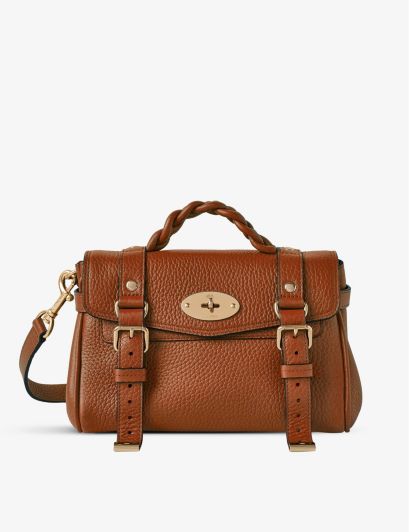 Womens Brown Womens Chestnut (Brown) Alexa Mini Leather Satchel bag | Selfridges