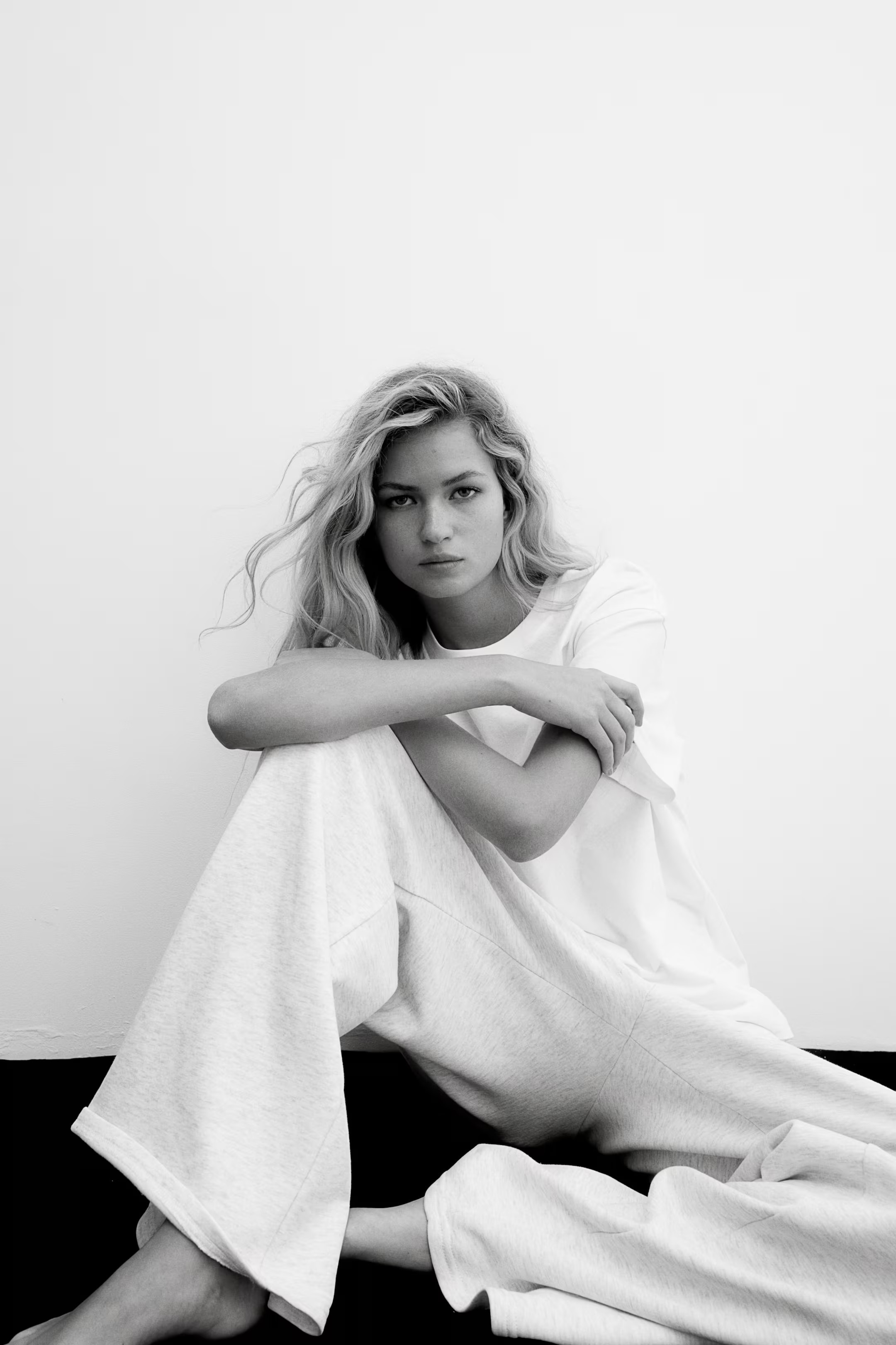 Wide-Leg Joggers - Light gray - Ladies | H&M US | H&M (US + CA)