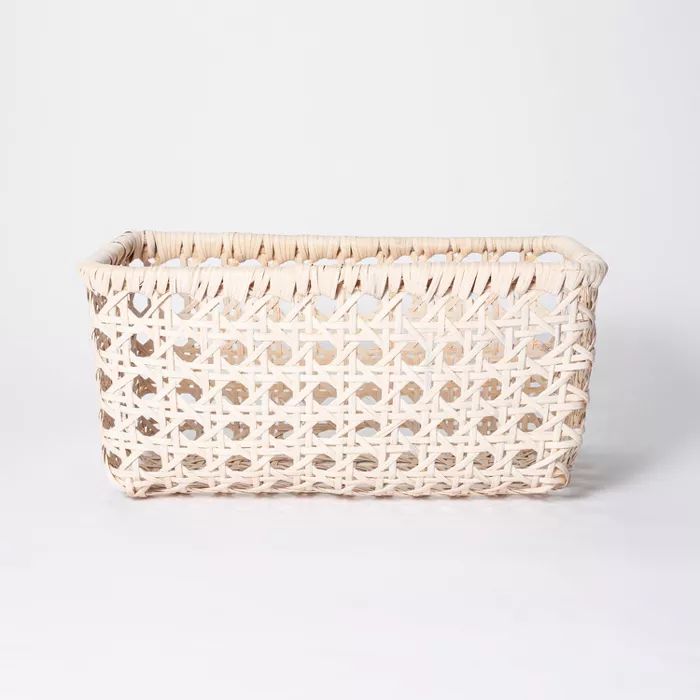 11&#34; x 8&#34; Rattan Turntum Weave Basket Natural - Threshold&#8482; designed with Studio McGe... | Target