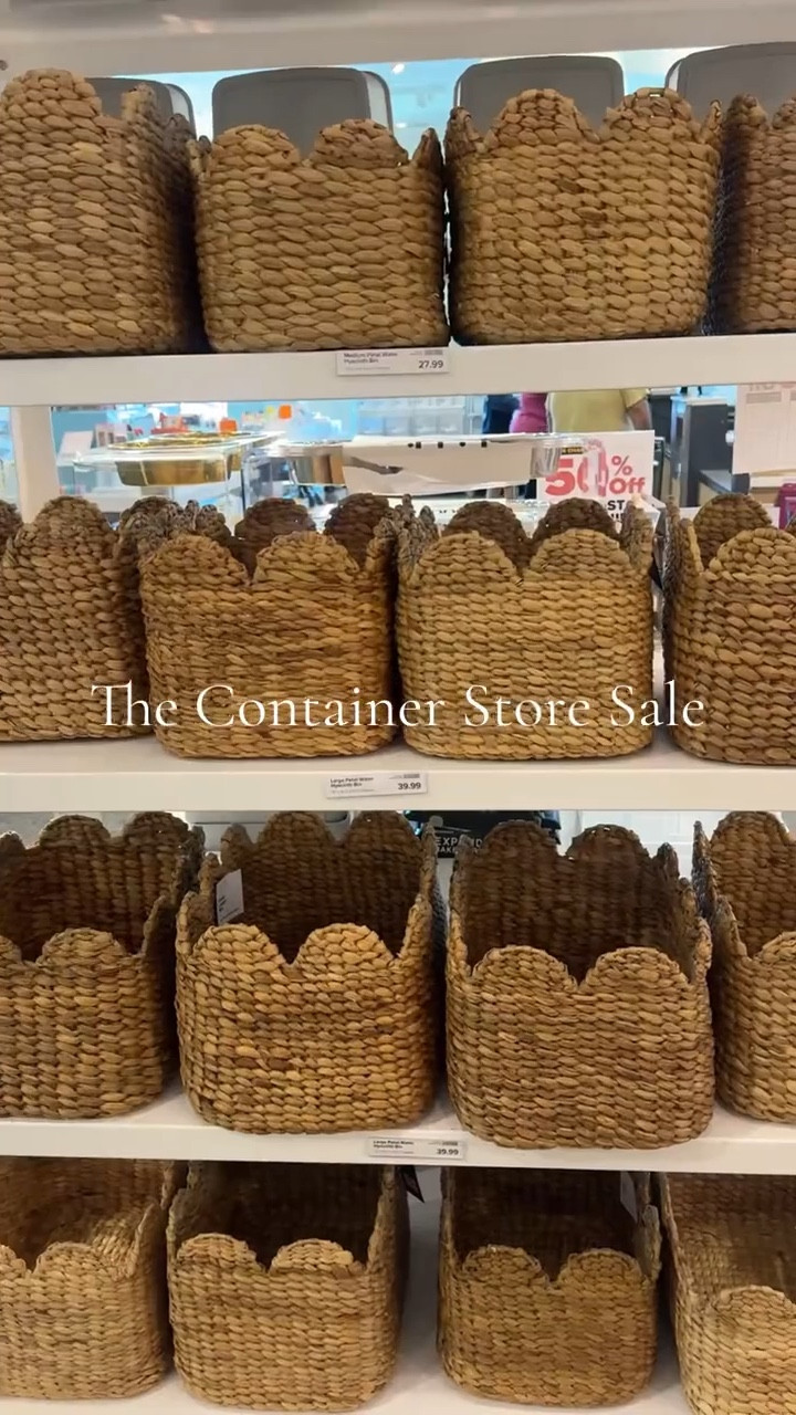 The Container Store Sale. 50% off several items in store. An organizers dream 😍 

#LTKdayinmylife #LTKHome #LTKSaleAlert