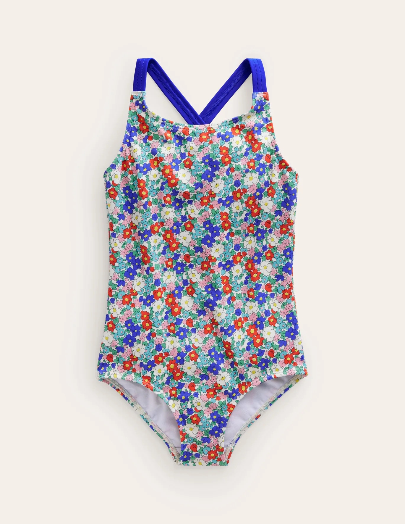 Cross-back Printed Swimsuit | Boden (US)