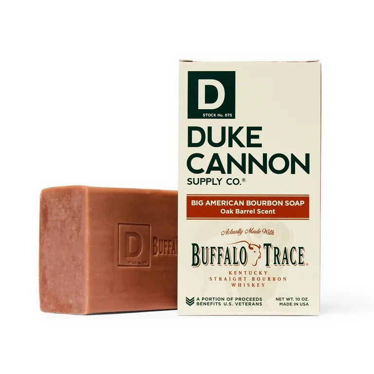 Duke Cannon Big Bourbon Bar Soap for Men, Buffalo Trace Bourbon, 10 oz Bar Soap | Walmart (US)