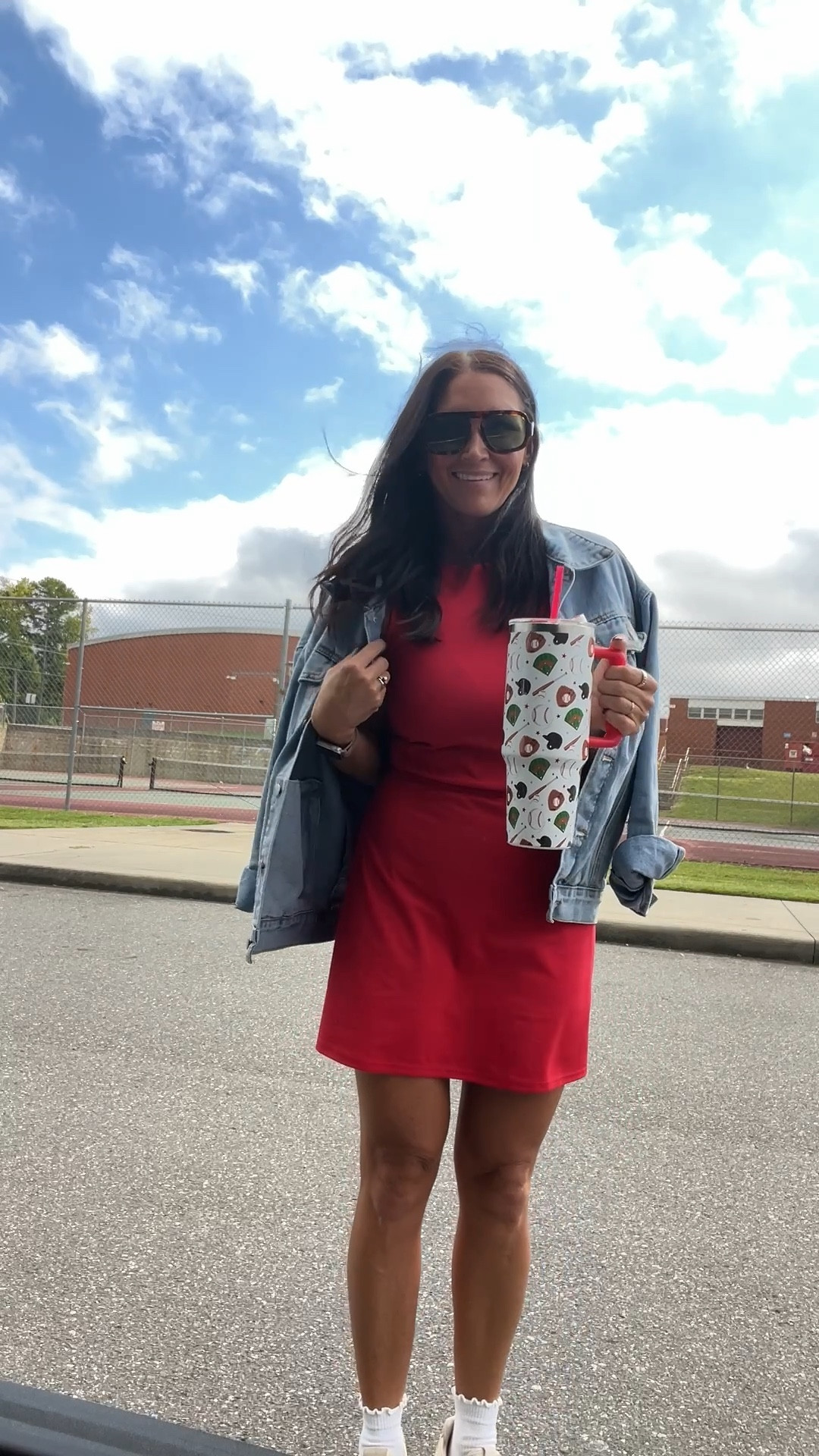Baseball mom outfit of the day! This dress comes in a new split skirt version in TONS of colors! Perfect for game day outfit!

Target style, Amazon finds 

#LTKOver40 #LTKPetite