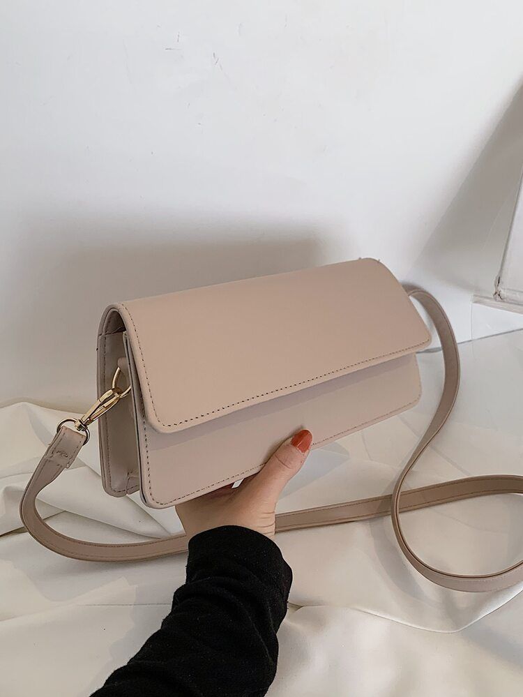 Minimalist Flap Crossbody Bag | SHEIN