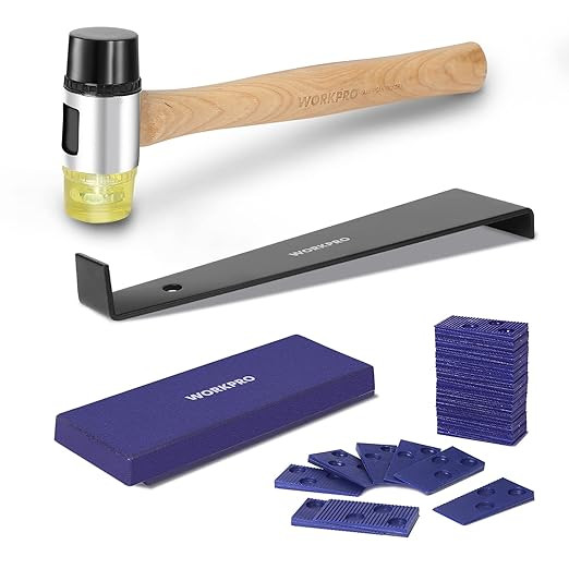 WORKPRO Laminate Wood Flooring Installation Kit with Reinforced Double-Faced Mallet, Heavy Duty P... | Amazon (US)