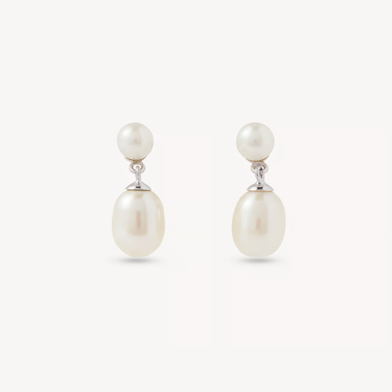 Pearl Dropper Earrings

        
            
            Freshwater Pearls set in 18ct White Gol... | Aspinal of London