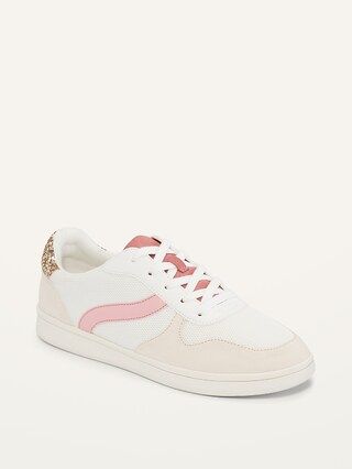 Soft-Brushed Faux-Suede Sneakers For Women | Old Navy (US)
