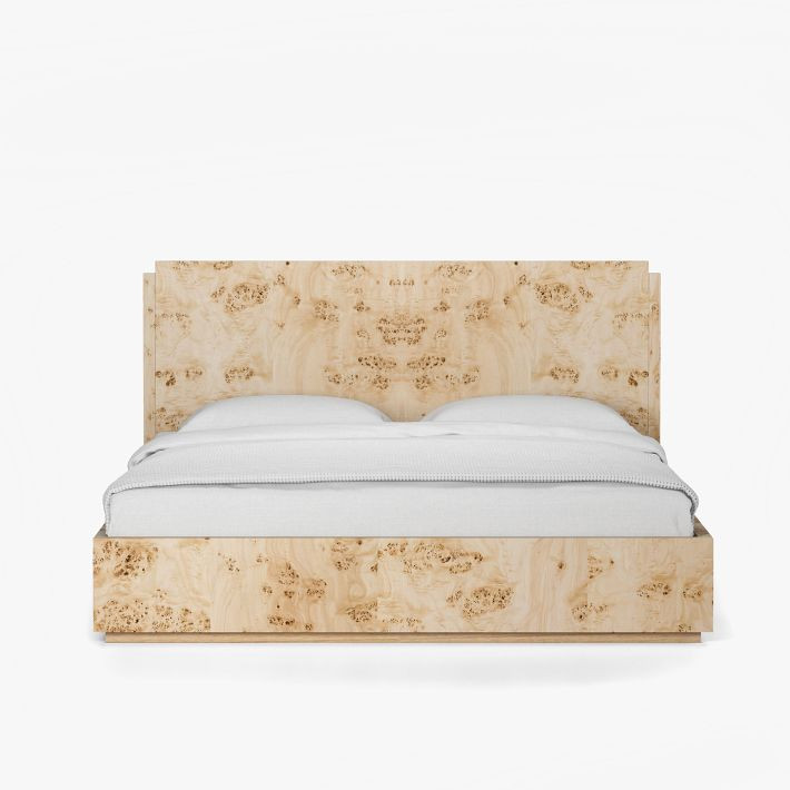 Finlo Burled Wood Bed | West Elm (US)
