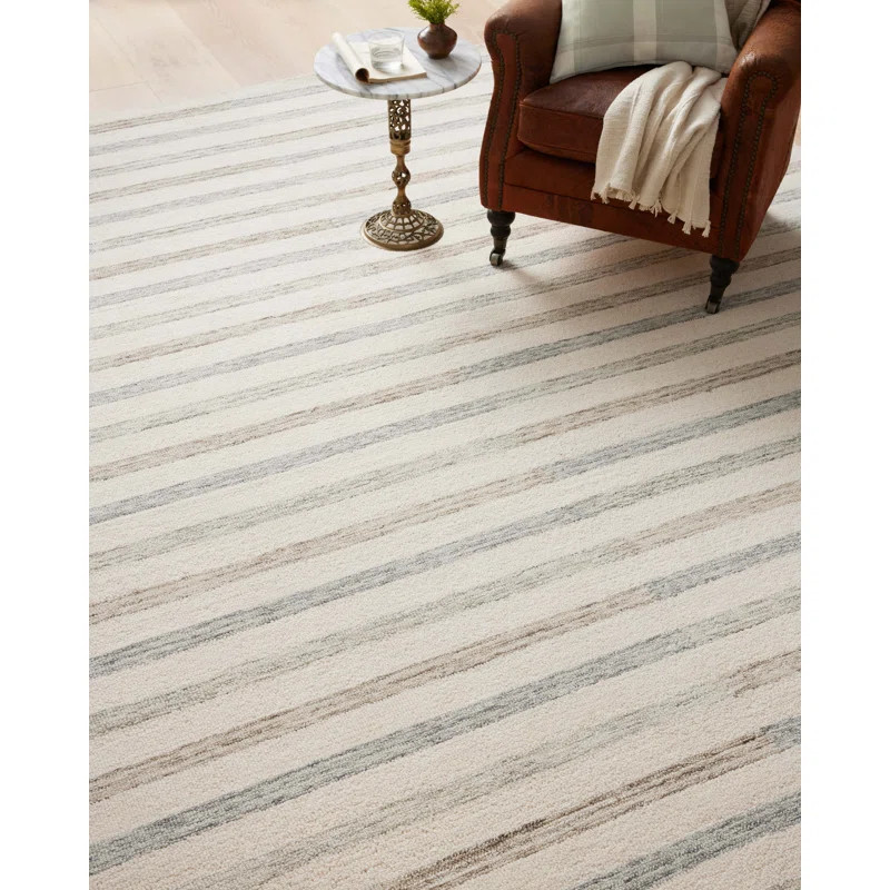 Chris Loves Julia x Loloi Chris Collection CHR-05 Ivory / Slate, TransitionalArea Rug | Wayfair North America