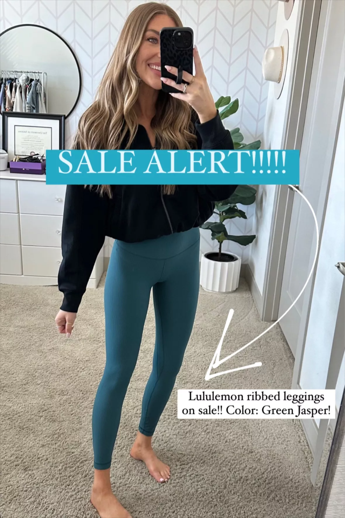Lululemon ribbed detail cropped leggings 4 – Rikochet Resale Online