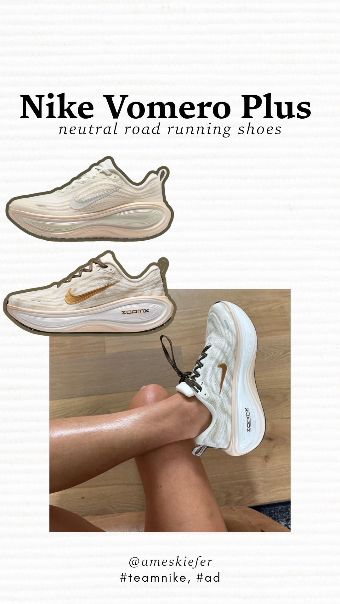 @Nike US wearing my TTS! Neutral Vomero Zoom.

#LTKActive